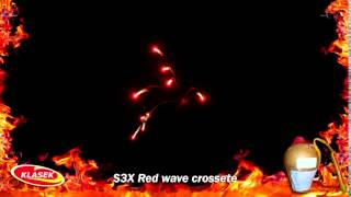 S3X Red wave crossete