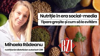 Aflăm care sunt tiparele greșite și cum le evităm de la Mihaela Rădeanu, nutriționist dietetician