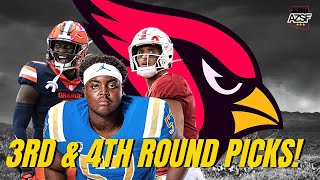 THE ARIZONA CARDINALS 3RD AND 4TH ROUND PICKS IN THE 2023 NFL DRAFT | HIDDEN GEMS!?