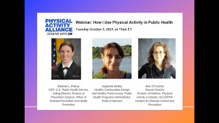 How I Use Physical Activity in Public Health