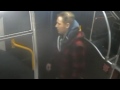 bus robbery fail passengers pin armed robber to the ground