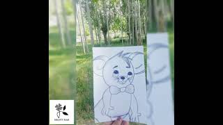 mouse in the nature🐭 #paint #نقاشی #موش #طبیعت #nature #mouse