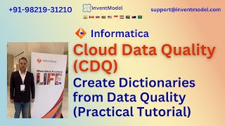 📊 Informatica CDQ | Create Dictionaries from Data Quality 🧠📁