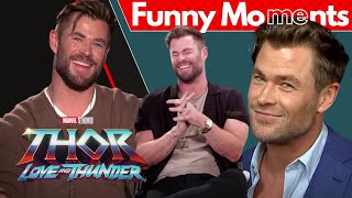 Chris Hemsworth Funny Moments | Thor Love and Thunder Special