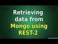 How to retrieve Json data from MongoDb using REST