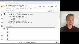 Unit 7: Lesson 3 - Python Application | Simulating the Birthday Problem