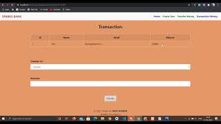 TSF(Task) - BASIC BANKING SYSTEM