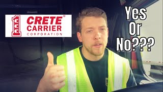 Do I Still Like Driving For Crete Carrier???