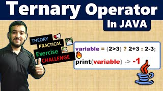 What is Ternary Operator in Java with Example | Java Tutorial 🔥