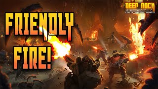 Is Friendly Fire Enabled? - Bold Base - Getting Used To The Game  (DEEP ROCK GALACTIC⛏️)