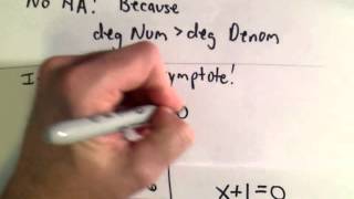 Graphing a Rational Function, Harder Example