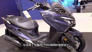 时尚动感，光阳海外125CC踏板车，车重179KG，卖得还不便宜