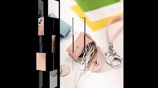 Fashion Purse Keychain Mini Wallet Ladies Car Key Holder Coin Purse Clutch Earphone Coin Pouch Small