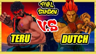 SFV CE 🔥 Teru (Kage) vs Dutch (Akuma) 🔥 Ranked Set 🔥 Street Fighter 5