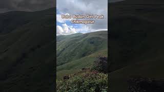 Chikmagalur baba budan giri peak #travelshorts #bababudangiri