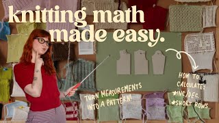 Knitting Math Demystified: From Measurements to Pattern