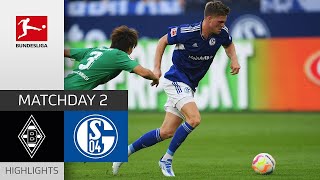 FC Schalke 04 - Borussia M'gladbach 2-2 | Highlights | Matchday 2 – Bundesliga 2022/23