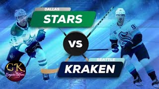 dallas stars vs seattle kraken | seattle karaken vs stars | nhl live updates