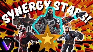 Synergy Stars! Punisher 2099 \u0026 His Amazing Team! Cap IW, CGR, Falcon \u0026 Venompool 6 Star MCoC