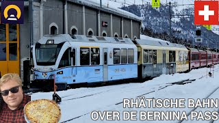 STOPTREINEN over de BERNINA PASS van de RHÄTISCHE BAHN | #interrail