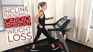 Incline Treadmill Weight Loss Cardio Workout