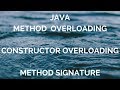 java method overloading (manohar academy)