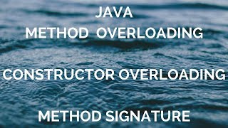 java method overloading (manohar academy)