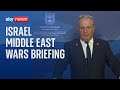 Watch Live: Israel government briefing on Middle East wars