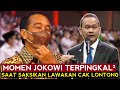 Jokowi Tertawa Terpingkal-Pingkal Dengar Stand Up Comedy Cak Lontong di Hari Jadi Perindo ke-8