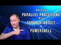How to Invoke Parallel Processing with ForEach-Object in PowerShell 7