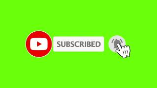 Subscribe and bell icon intro template green screen free. No copyright © free to use. SS vfx green.