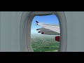 rfs real flight simulator pro ~ qatar a380 800 paris to doha hd