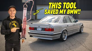 You won't BELIEVE how I fixed my E34 BMW M5!