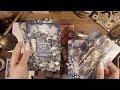 asmr decorating an art journal 🎄 christmas 다꾸 scrapbooking junk journaling hwaufranc