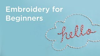 Embroidery for Beginners | 7 Basic Stitches