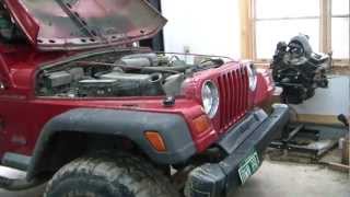 TJ Jeep project V8 swap 2