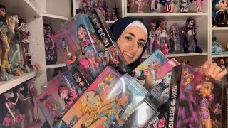 G3 MONSTER HIGH DOLLS! Unboxing/setting up my new MH dolls with me .