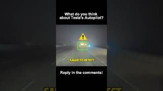 Tesla Autopilot FAILS to Detect Emergency Vehicle! 🚘⚡🔥 #shorts