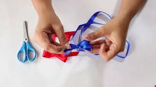 bow making with paper | paper bow gift tooper | gift wrapping diy | how to make bow out of paper diy