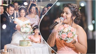 Konkani Toast Song(saúde) sung by Andrina Fernandes -20/12/23 for Drosly♥️Agnita wedding Original ©️