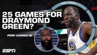 AT LEAST 25 GAMES! - Perk calls for a Ja Morant-like suspension for Draymond Green | NBA Today