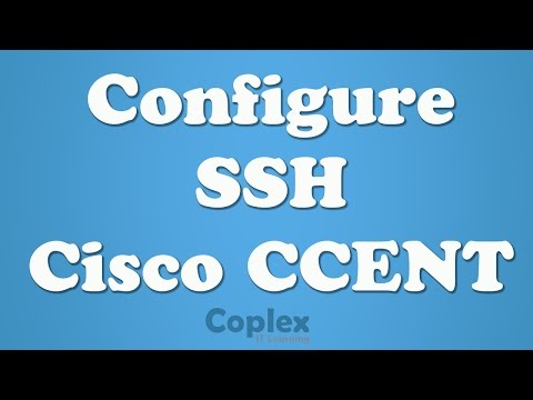 How to Configure SSH on a Cisco Router or Switch How to Configure SSH on a Cisco Router or Switch