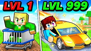 Level 1 VS Level 999 SNELSTE AUTO in Minecraft!