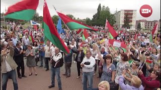 Провластный митинг в Слониме: кто пришел, сколько и что говорили?