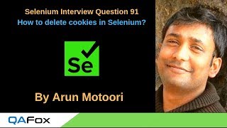 Selenium Interview Question 91 - How to delete cookies in Selenium?