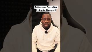 Tottenham fans after losing to Liverpool… #shorts