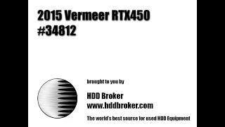 2015 Vermeer RTX450 - Equipment Demonstration