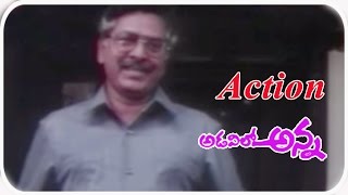 Roja Father Action Scene || Adavilo Anna Telugu  Movie || Mohan Babu, Roja