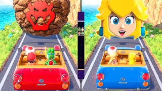 【マリオパーティスーパースターズ】ミニゲームマリオVsヨッシーVsピーチVsロゼッタ(COM最強 たつじん)