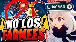 ⚠️¡NO MALGASTES TU RESINA!! - FARMEA ESTOS ARTEFACTOS PARA MEJORAR TU CUENTA 🔥 - Genshin Impact